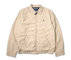 画像1: Used Polo Ralph Lauren Peach Skin Swing Top Khaki ラルフローレン (1)