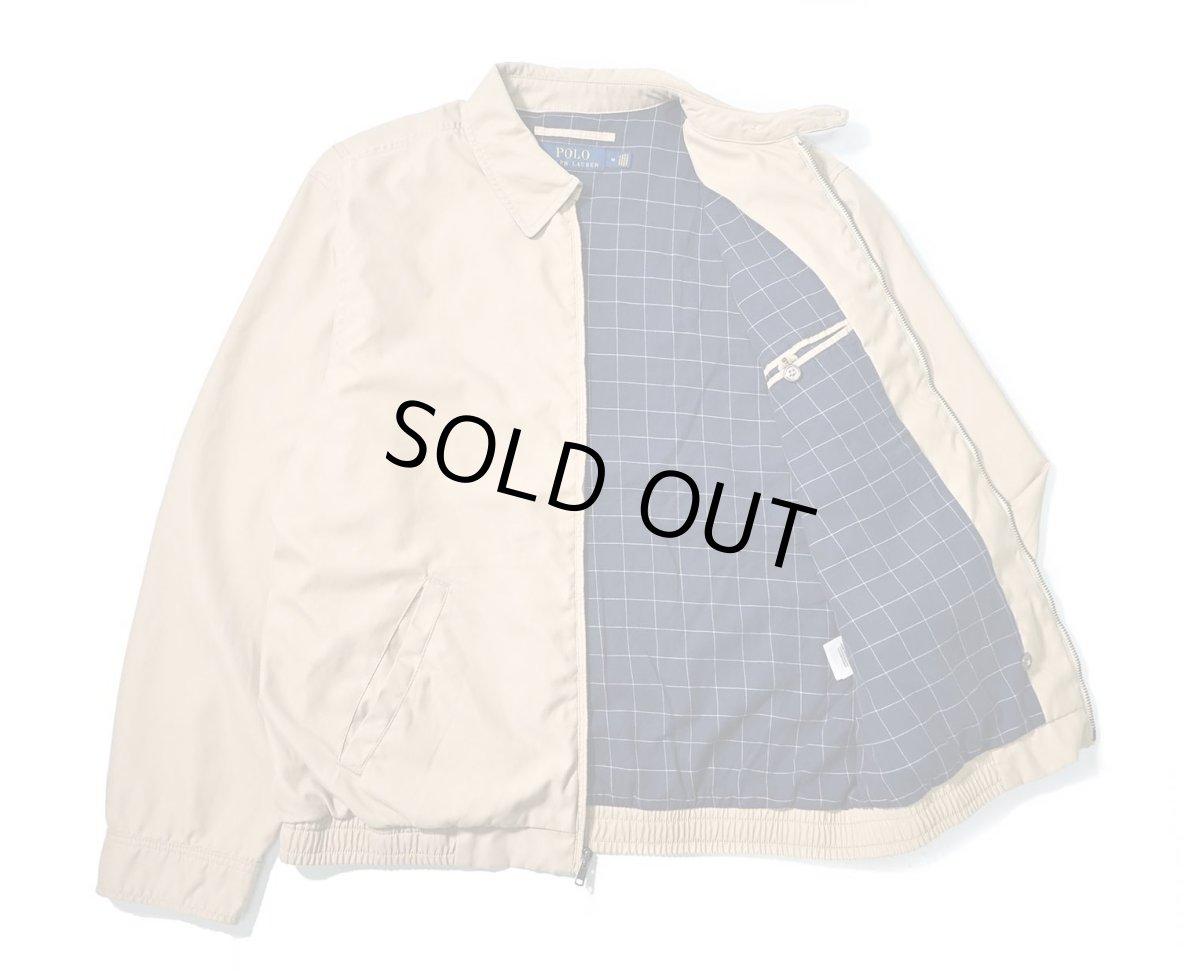 画像5: Used Polo Ralph Lauren Peach Skin Swing Top Khaki ラルフローレン (5)