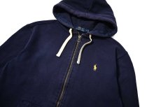 画像2: Used Polo Ralph Lauren Zip Sweat Hoodie Navy (2)