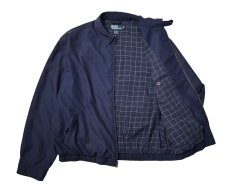 画像5: 90-00s Used Polo Ralph Lauren Peach Skin Swing Top Navy ラルフローレン (5)