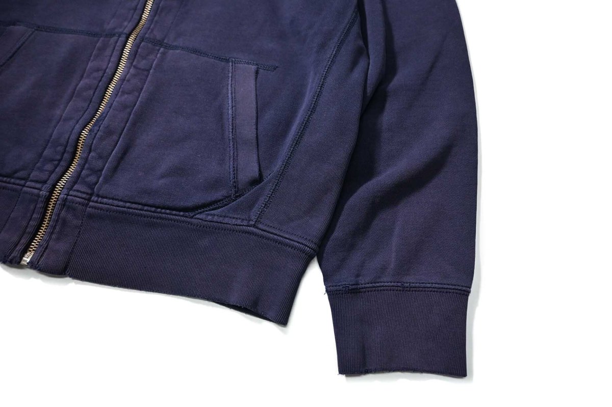 画像3: 90-00s Used Polo Ralph Lauren Zip Sweat Hoodie Navy (3)