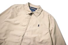 画像3: Used Polo Ralph Lauren Peach Skin Swing Top Khaki ラルフローレン (3)