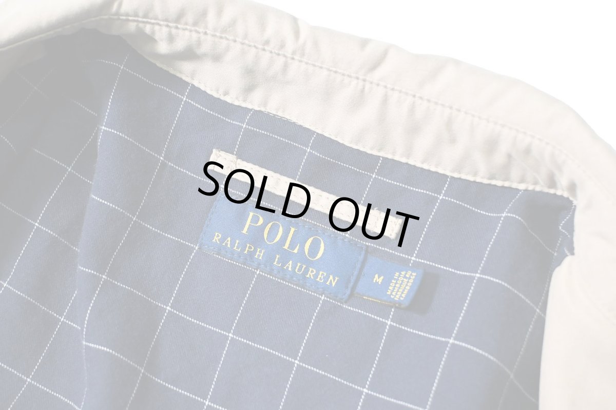 画像6: Used Polo Ralph Lauren Peach Skin Swing Top Khaki ラルフローレン (6)