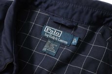 画像6: 90-00s Used Polo Ralph Lauren Peach Skin Swing Top Navy ラルフローレン (6)