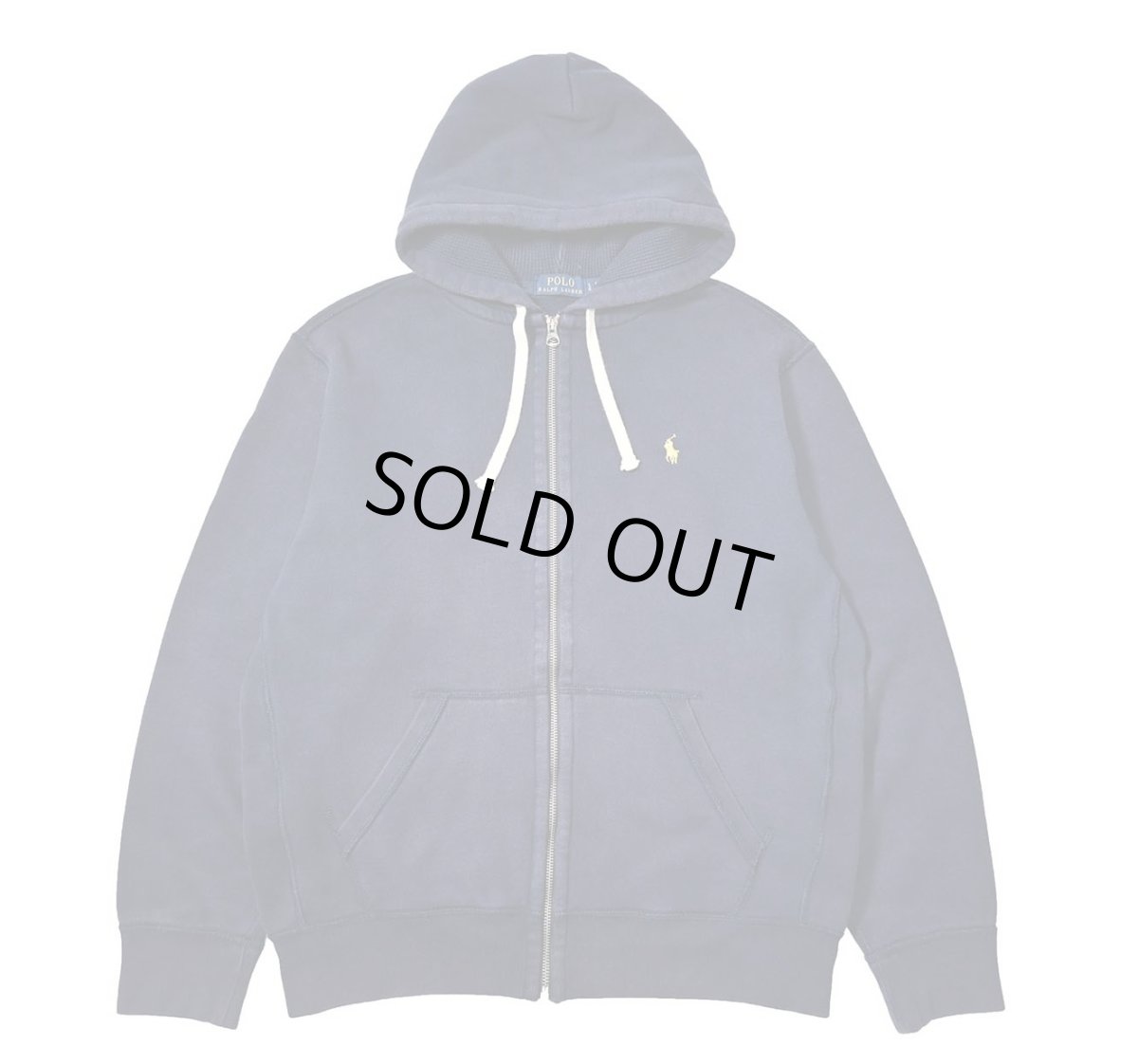 画像1: Used Polo Ralph Lauren Zip Sweat Hoodie Navy (1)