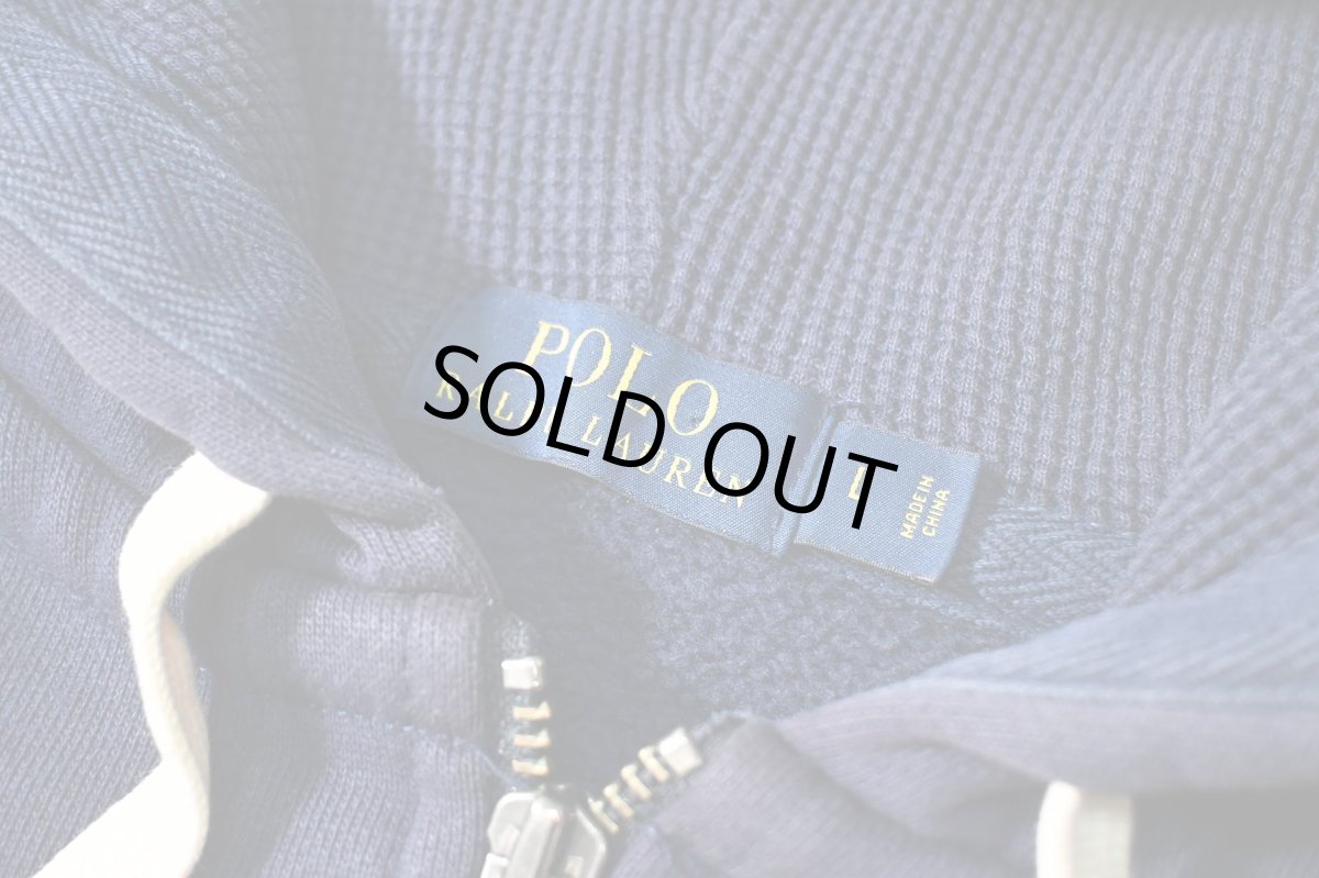 画像4: Used Polo Ralph Lauren Zip Sweat Hoodie Navy (4)