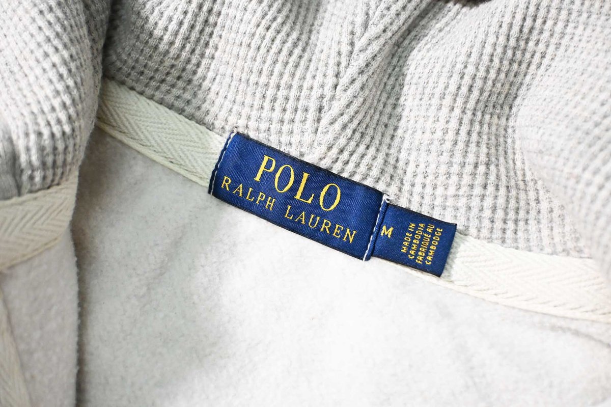 画像4: Used Polo Ralph Lauren Zip Sweat Hoodie Grey (4)