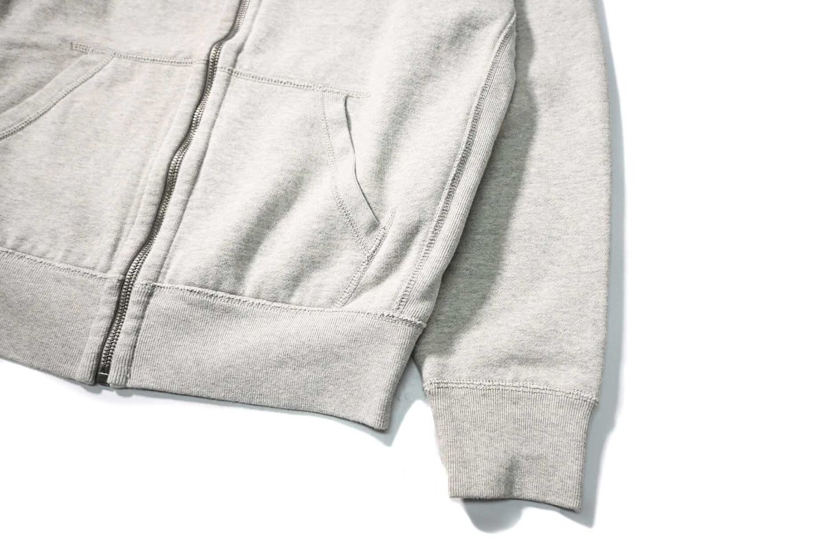 画像3: Used Polo Ralph Lauren Zip Sweat Hoodie Grey (3)
