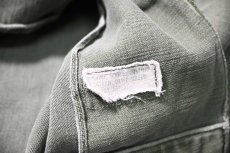 画像6: 60s Used Us Military Cotton Sateen OG 107 Utility Shirt (6)