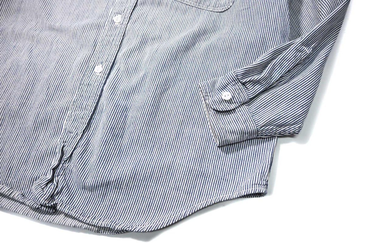 画像3: 70s Used Big Mac Hickory Stripe Work Shirt (3)