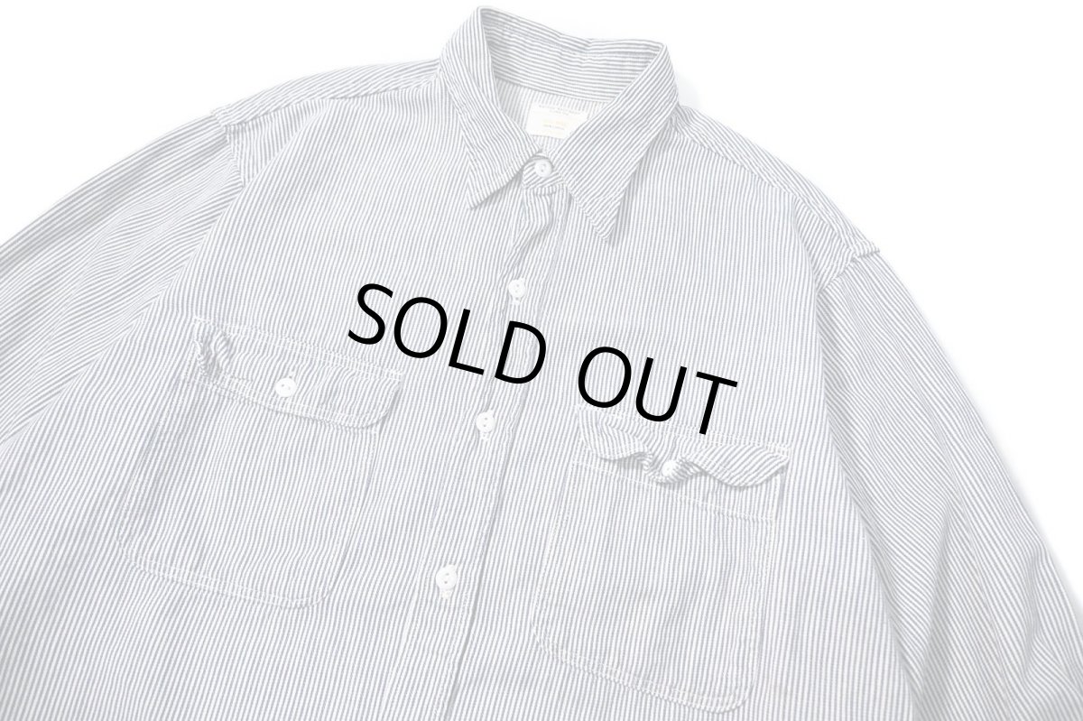 画像2: 70s Used Big Mac Hickory Stripe Work Shirt (2)