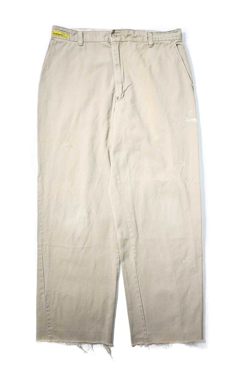 画像1: Used Red Kap Painted Work Pants Khaki (1)