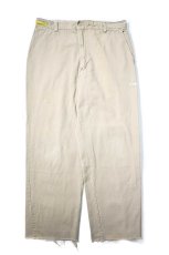 画像1: Used Red Kap Painted Work Pants Khaki (1)