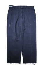 画像1: Used Red Kap Painted Work Pants Navy (1)