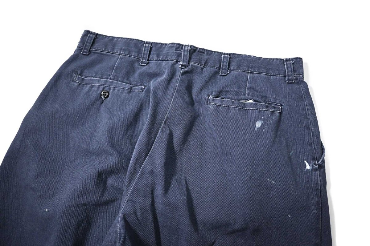 画像4: Used Red Kap Painted Work Pants Navy (4)
