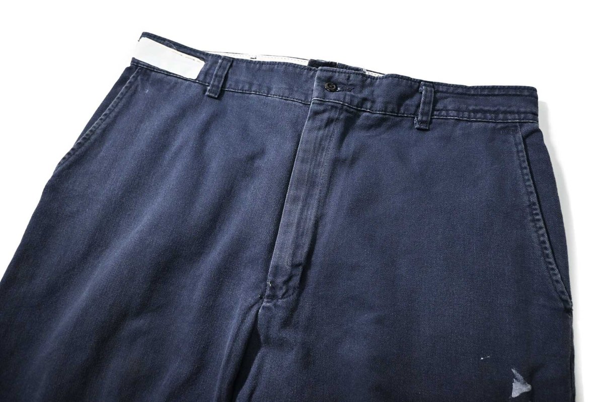 画像2: Used Red Kap Painted Work Pants Navy (2)