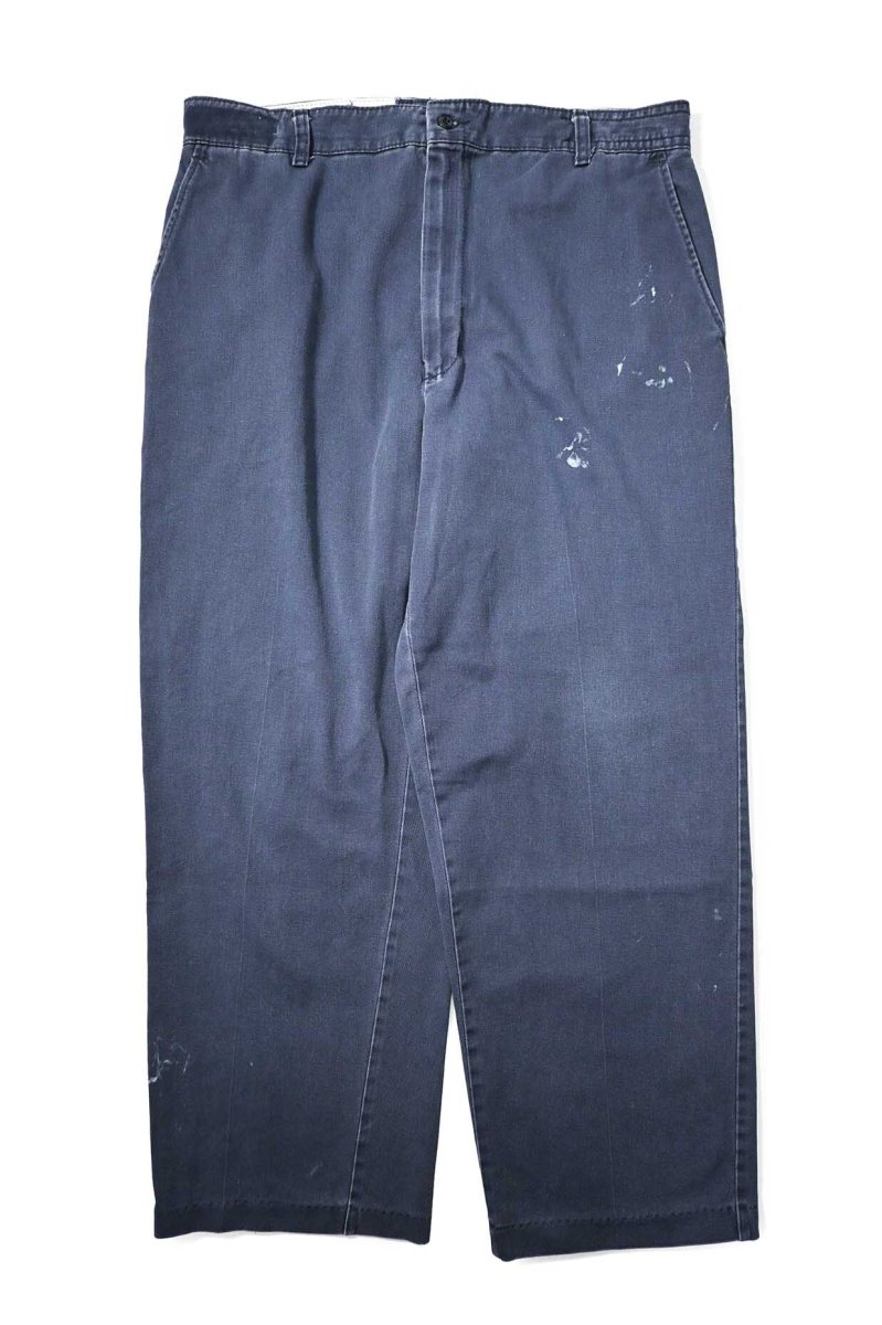 画像1: Used Red Kap Painted Work Pants Navy (1)
