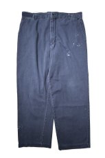 画像1: Used Red Kap Painted Work Pants Navy (1)