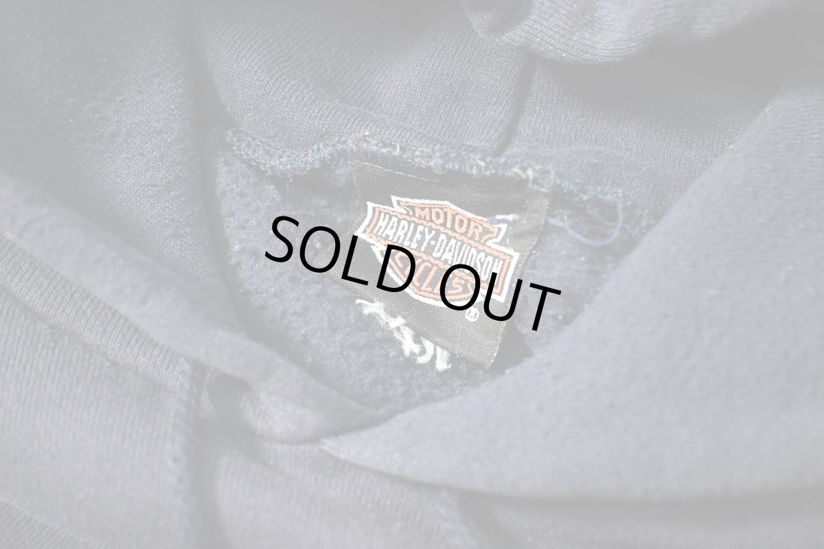 画像4: 00s Used Harley-Davidson Print Sweat Hoodie (4)