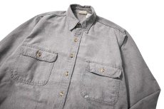 画像2: 90s Used Five Brother Chamois Cloth Shirt (2)