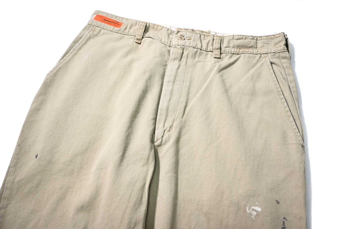 画像2: Used Red Kap Painted Work Pants Khaki made in USA (2)
