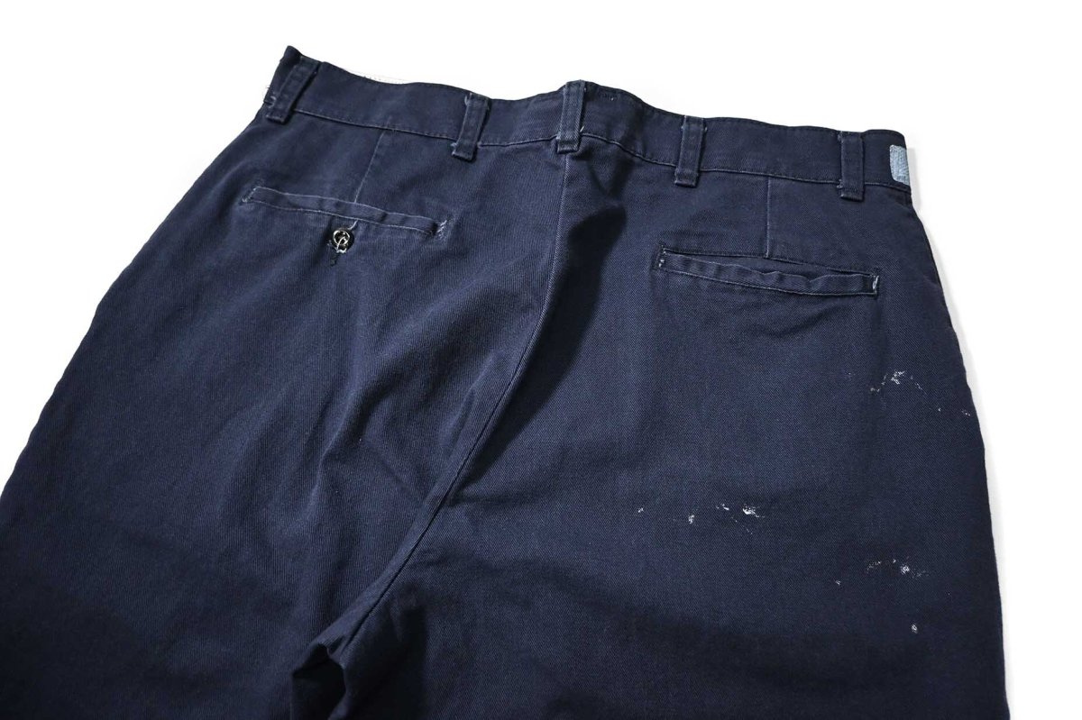 画像4: Used Red Kap Painted Work Pants Navy (4)