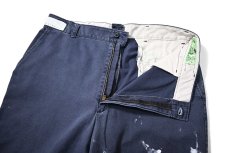画像5: Used Red Kap Painted Work Pants Navy (5)