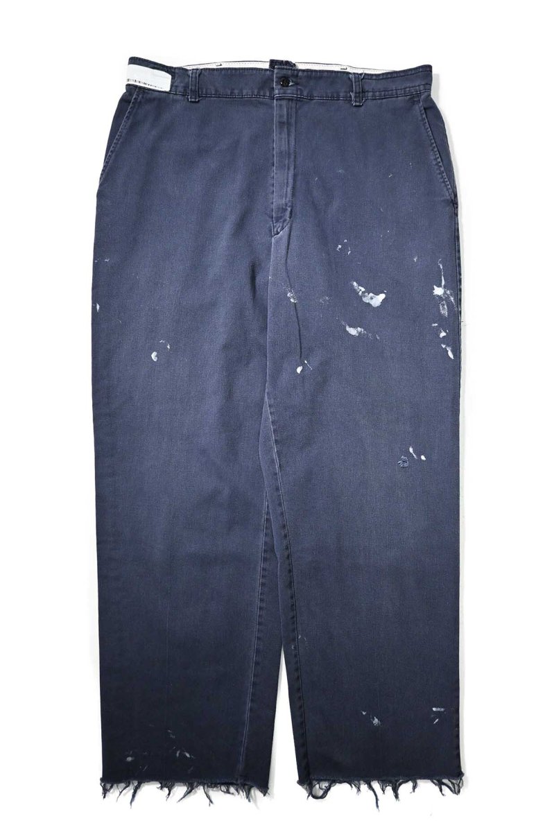 画像1: Used Red Kap Painted Work Pants Navy (1)