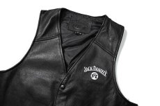 画像3: Used Jack Daniel's Leather Vest made in Canada (3)