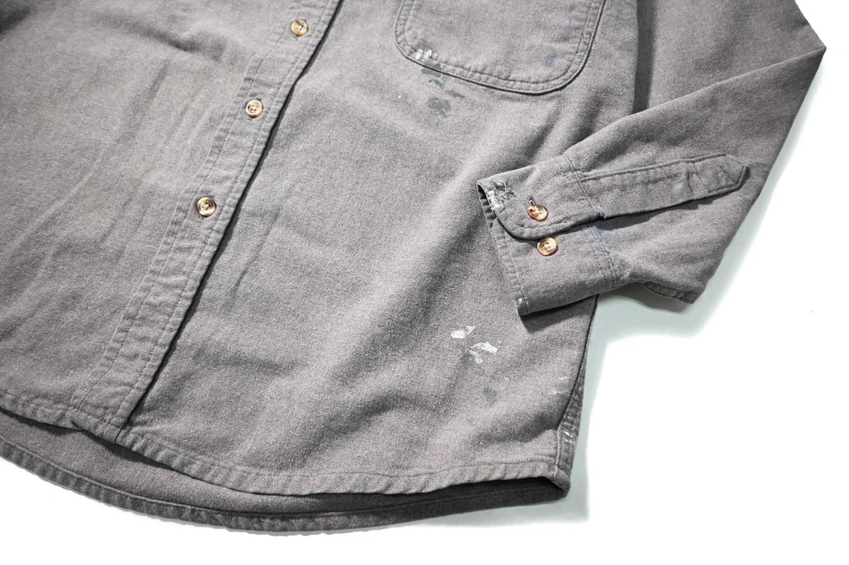 画像3: 90s Used Five Brother Chamois Cloth Shirt (3)