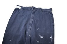 画像2: Used Red Kap Painted Work Pants Navy (2)