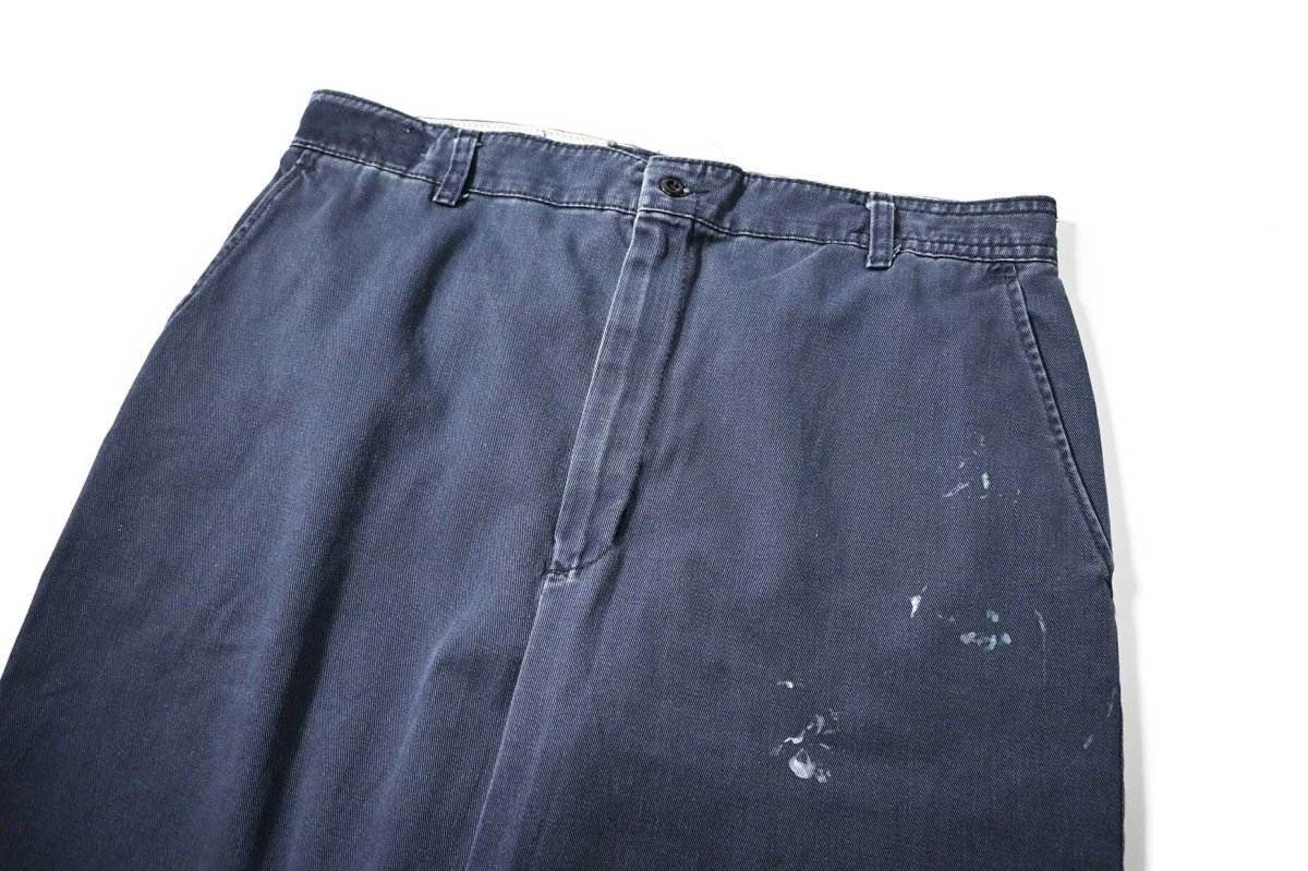 画像2: Used Red Kap Painted Work Pants Navy (2)
