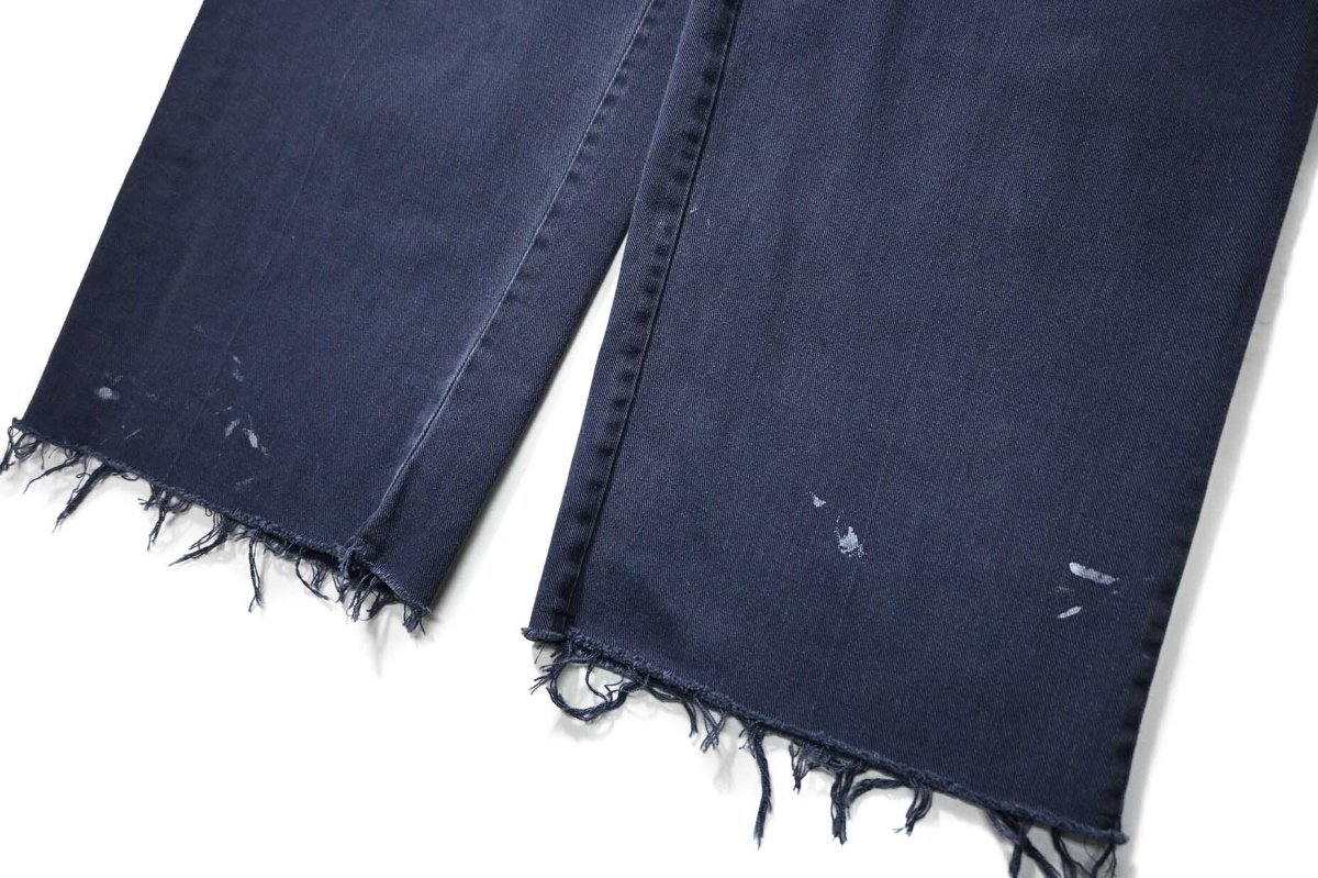画像3: Used Red Kap Painted Work Pants Navy (3)