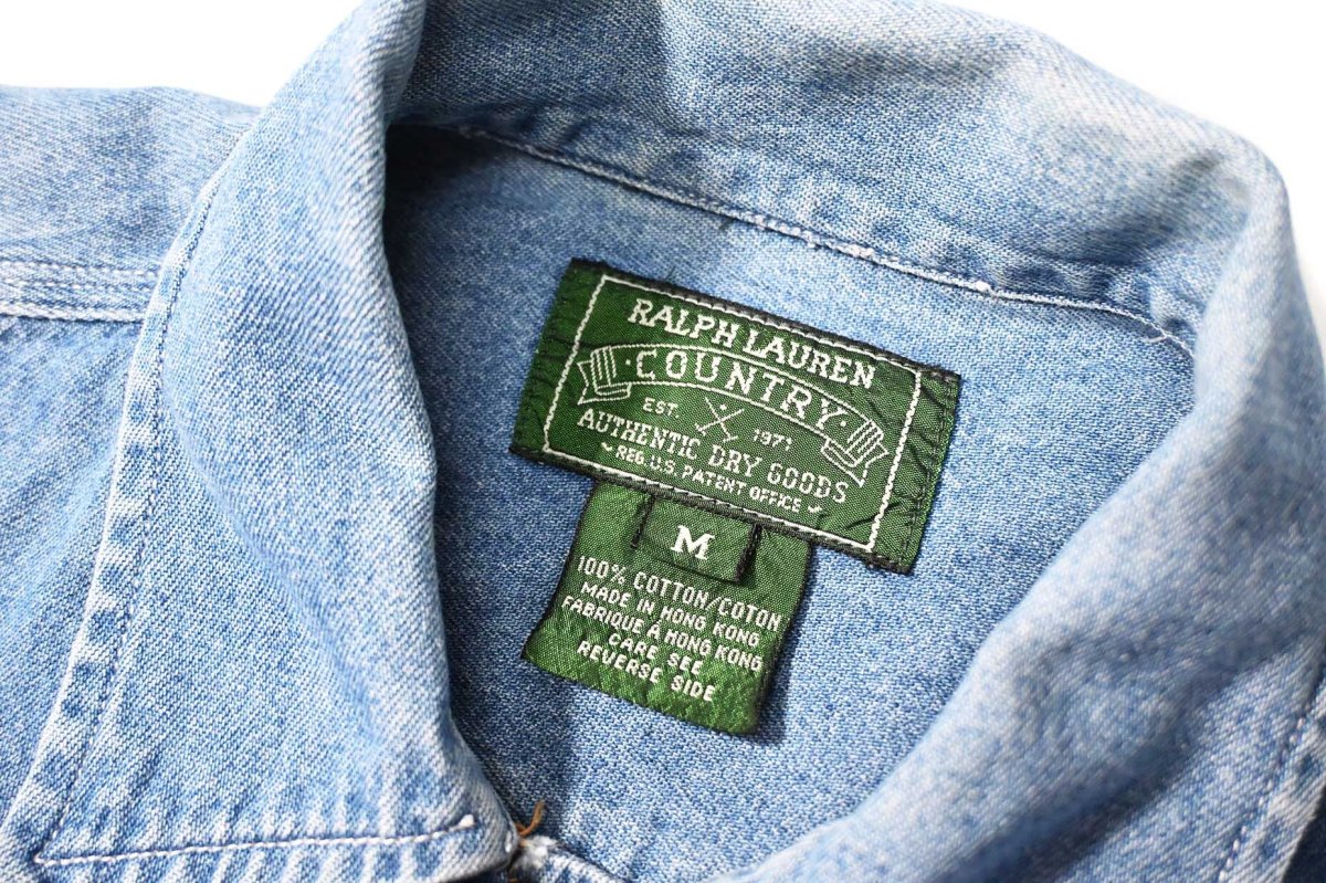 画像4: 90-00s Used Polo Country Ralph Lauren Denim Shirt (4)