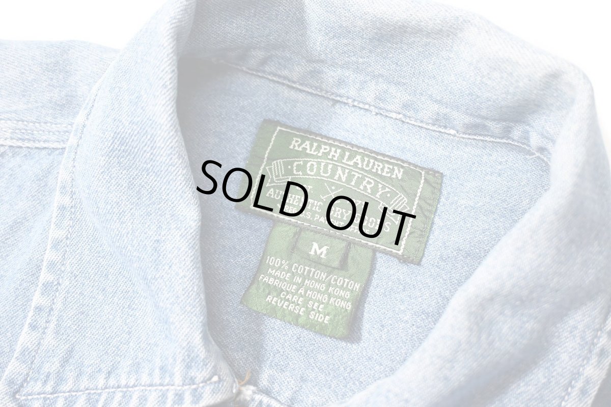 画像4: 90-00s Used Polo Country Ralph Lauren Denim Shirt (4)