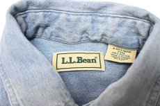 画像4: 90s Used L.L.Bean Denim B/D Shirt made in Canada (4)
