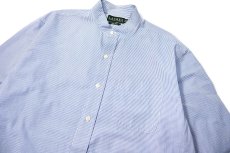 画像2: Used Lauren Ralph Lauren Band Collar Stripe Shirt (2)