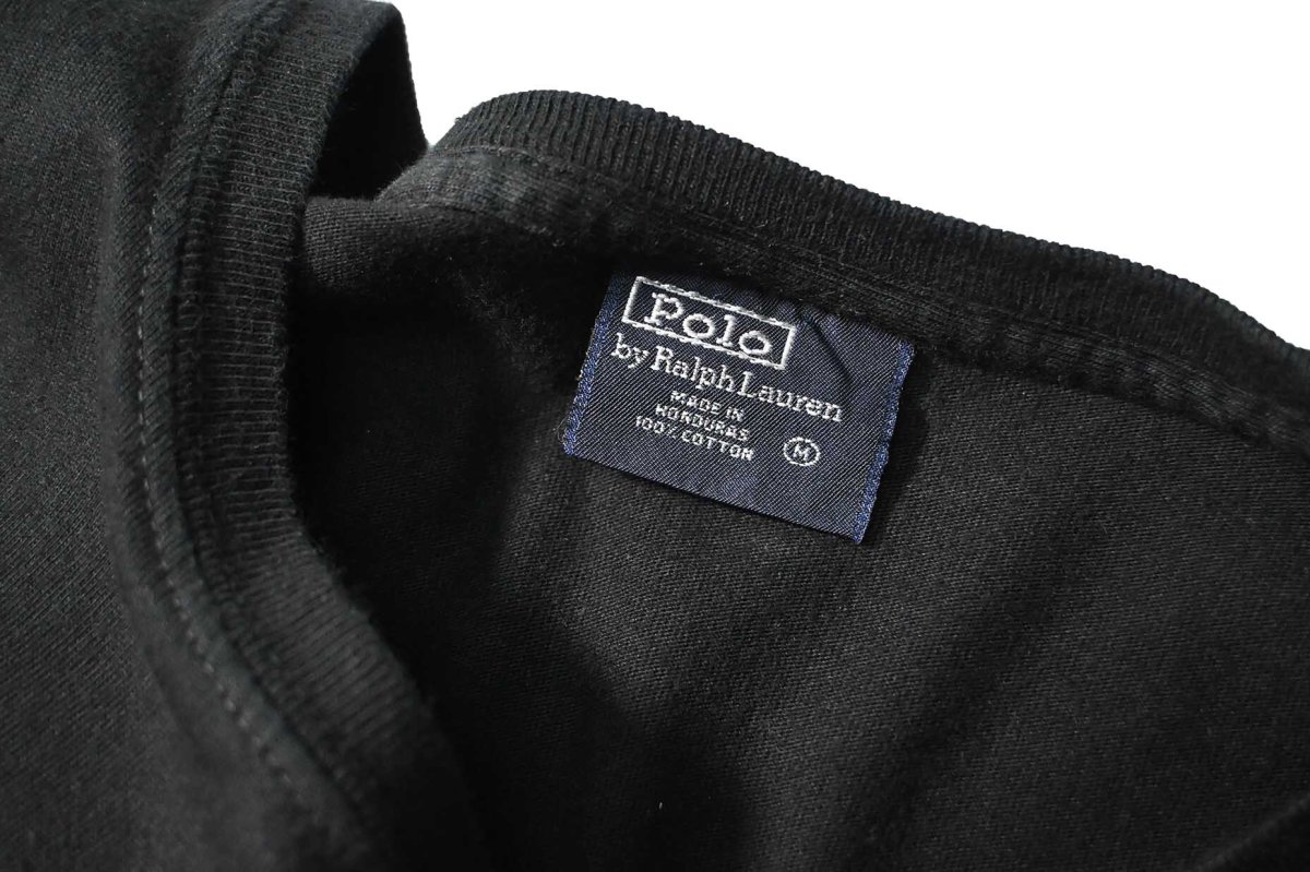 画像4: 90s Used Polo Ralph Lauren L/S Tee Black (4)