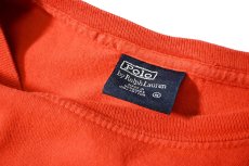 画像4: 90s Used Polo Ralph Lauren L/S Tee Orange (4)