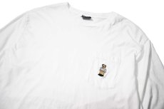 画像2: 80-90s Used Polo Ralph Lauren Polo Bear L/S Tee White made in USA (2)