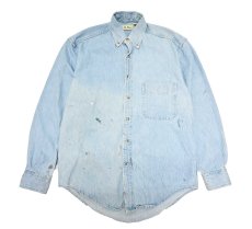 画像1: 90s Used L.L.Bean Denim B/D Shirt made in Canada (1)