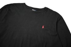 画像2: 90s Used Polo Ralph Lauren L/S Tee Black (2)