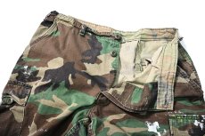 画像5: Used Us Military Painted Ripstop Combat Trouser Woodland Camo (5)