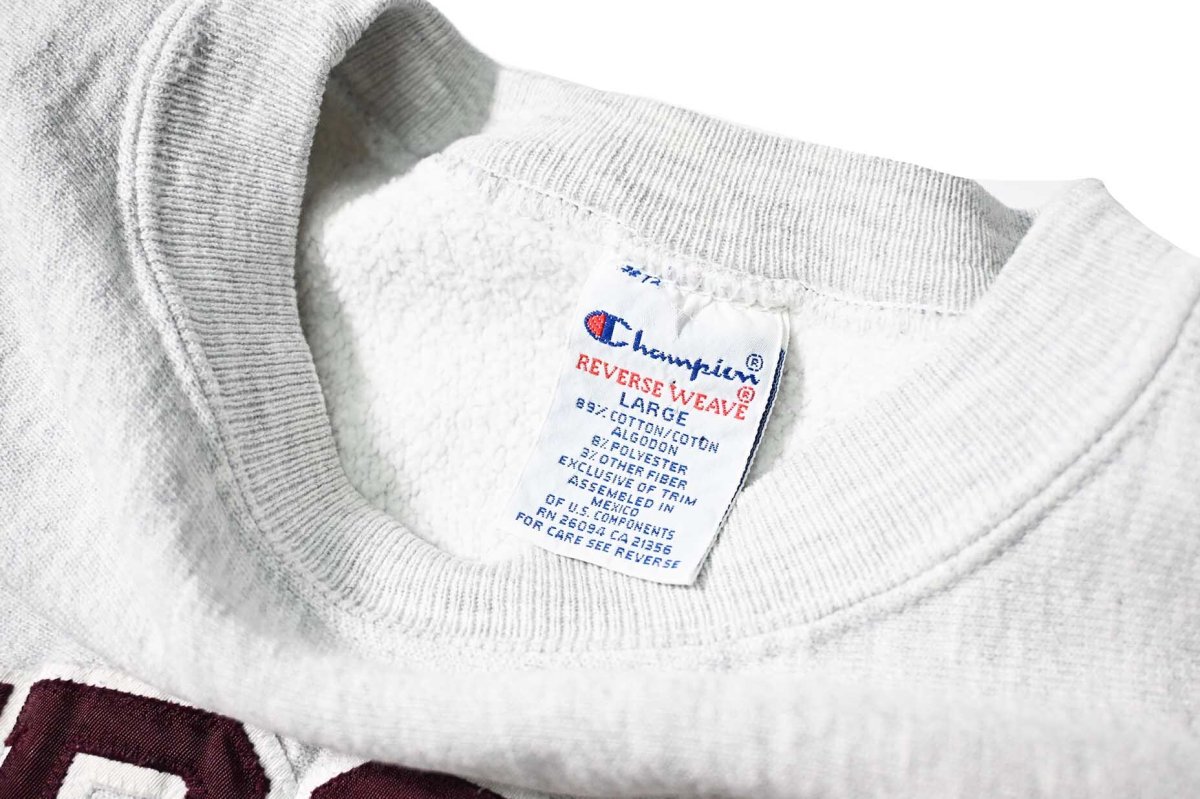 画像4: 90-00s Used Champion Reverse Weave Sweat Shirt "Virginia Tech" (4)