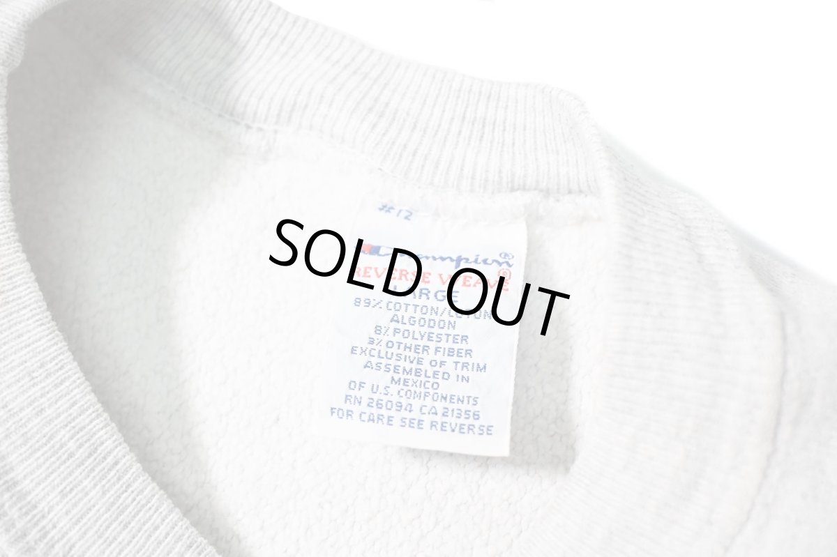 画像4: 90-00s Used Champion Reverse Weave Sweat Shirt 目無し (4)