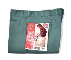 画像1: 90s Deadstock Dickies 874 Work Pants Lincoln Green made in USA (1)