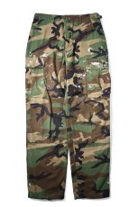 画像1: 94' Used Us Military Painted Combat Trouser Woodland Camo (1)