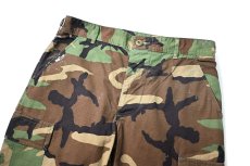 画像2: 98' Used Us Military Painted Ripstop Combat Trouser Woodland Camo (2)