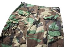 画像4: Used Us Military Painted Ripstop Combat Trouser Woodland Camo (4)
