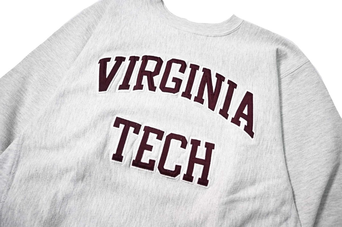 画像2: 90-00s Used Champion Reverse Weave Sweat Shirt "Virginia Tech" (2)